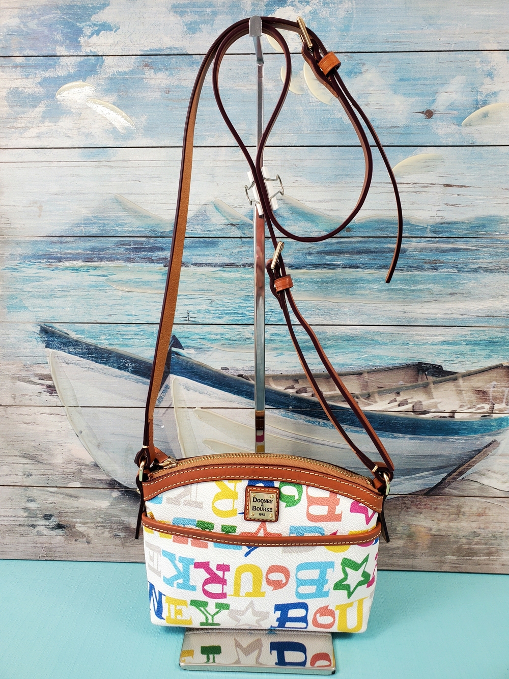 Dooney & Bourke Suki Crossbody Bag Small Doodle Print